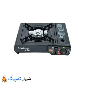 بدنه مقاوم از فلز و آلومینیوم ضد زنگ دارای فندک سرخود برای روشن کردن سریع شعله‌پوش برای محافظت در برابر باد