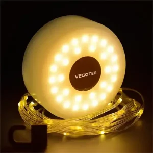 جنس بدنه: پلاستیک ABS + PC مقاوم رنگ نور: آفتابی گرم طول ریسه: 8 متر تعداد LED: 30 عدد